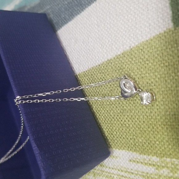 Authentic Swarovski Heart Drop Necklace EUC - Picture 12 of 14